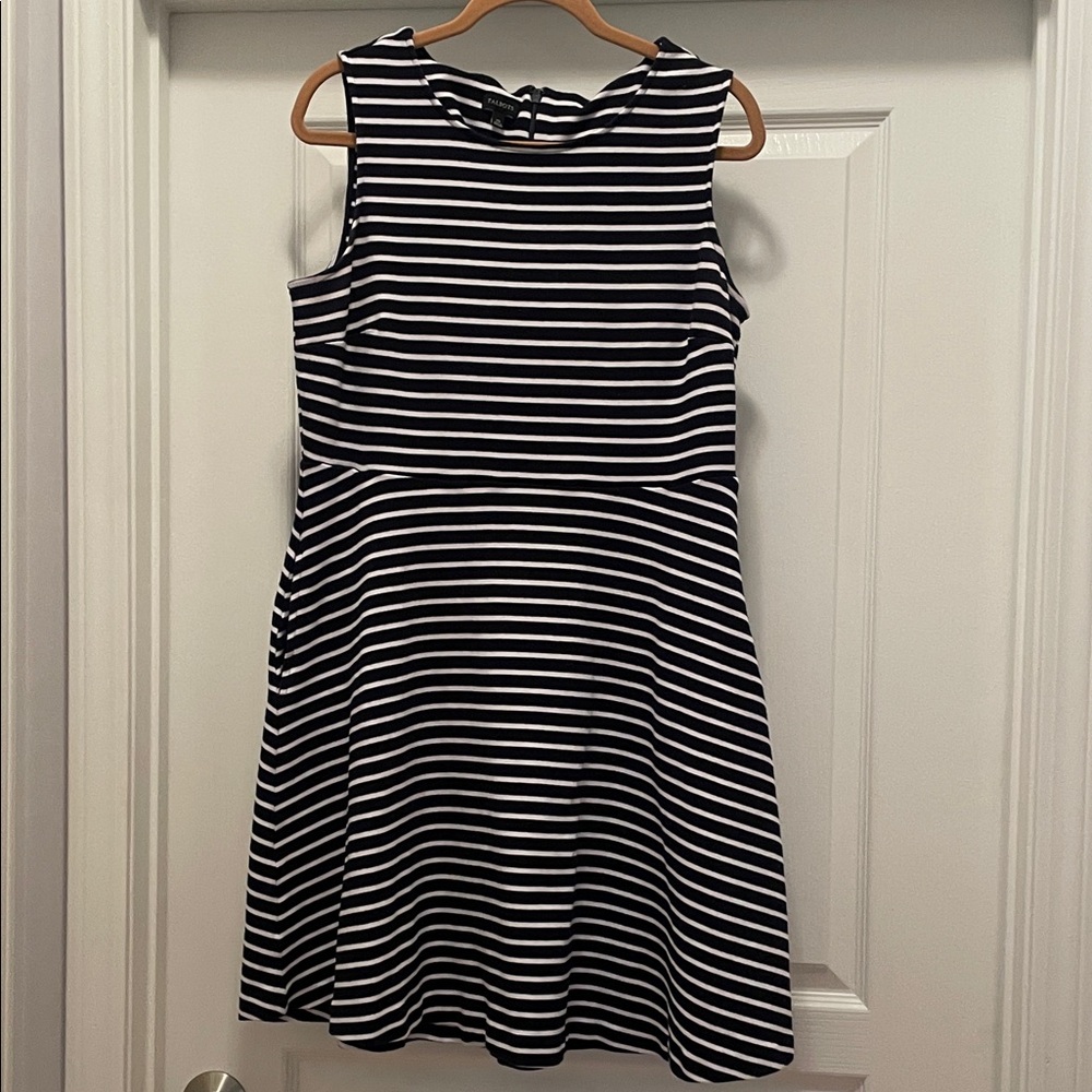 Talbots‎ Striped Sleeveless Mini Dress